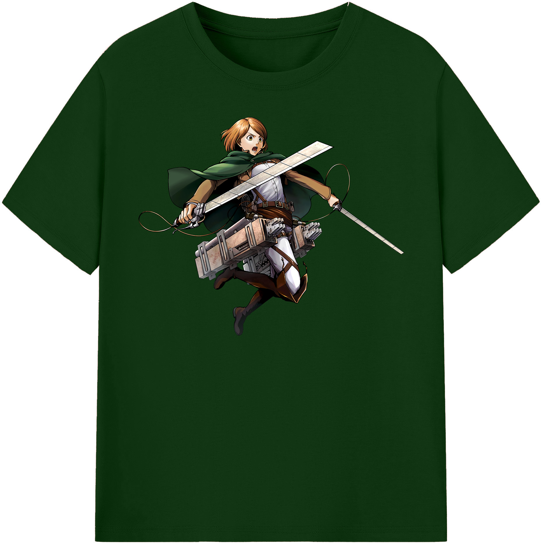（画像用） 進撃の巨人 ペトラ·ラル Attack on Titan Petra Rall 綿100％半袖Tシャツ（フロントプリント）
